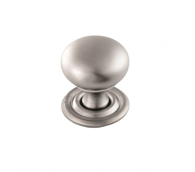 Carlisle Brass Hollow Victorian Knob 32mm Satin Chrome