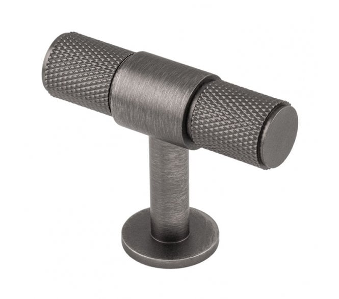 Carlisle Brass Knurled 50mm T-bar Knob - Anthracite