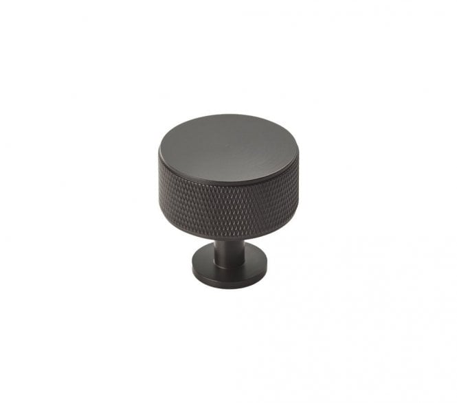 Carlisle Brass Knurled Radio Knob 35mm Matt Black