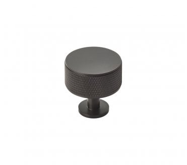Carlisle Brass Knurled Radio Knob 35mm Matt Black