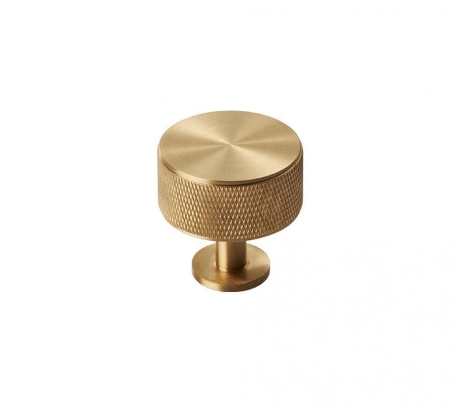Carlisle Brass Knurled Radio Knob 35mm Satin Brass
