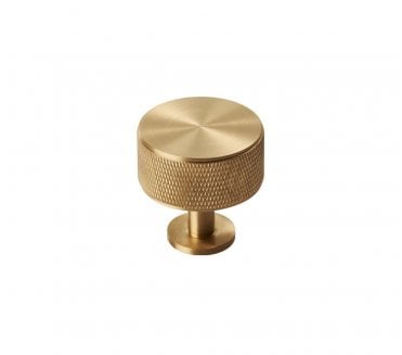 Carlisle Brass Knurled Radio Knob 35mm Satin Brass