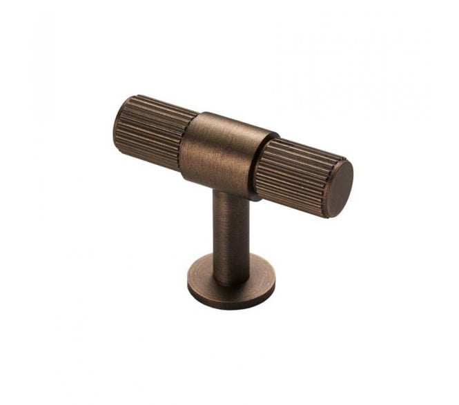 Carlisle Brass Lines 50mm T-Bar Knob - Antique Brass