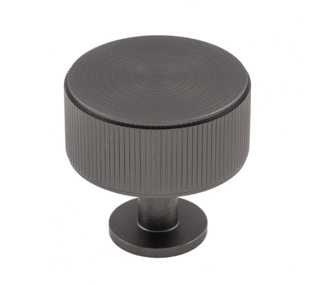 Carlisle Brass Lines Radio Knob 35mm - Anthracite