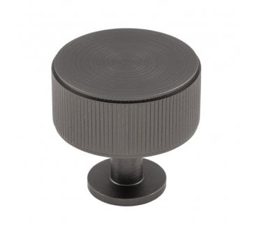 Carlisle Brass Lines Radio Knob 35mm - Anthracite