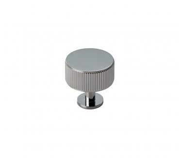 Carlisle Brass Lines Radio Knob 35mm Polished Chrome