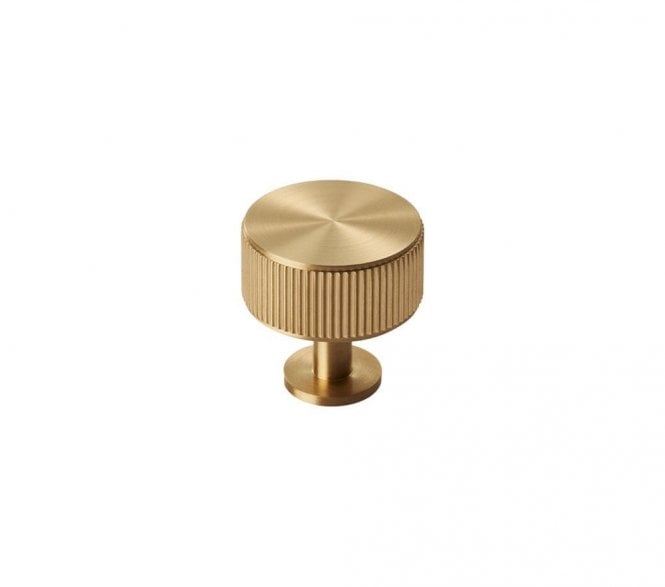 Carlisle Brass Lines Radio Knob 35mm Satin Brass