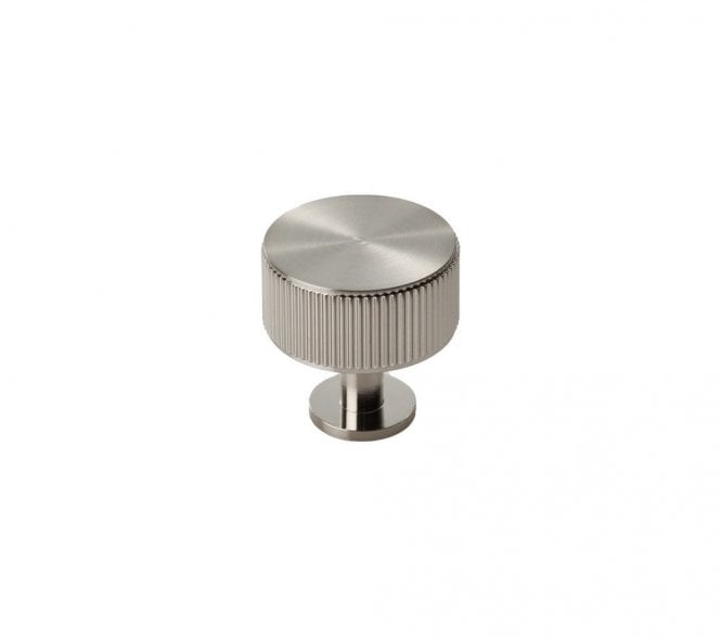 Carlisle Brass Lines Radio Knob 35mm Satin Nickel