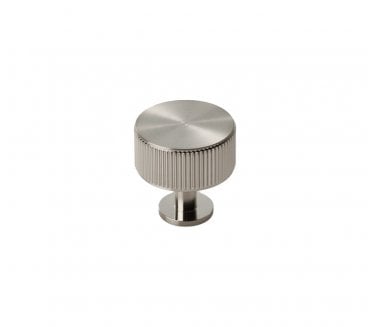 Carlisle Brass Lines Radio Knob 35mm Satin Nickel