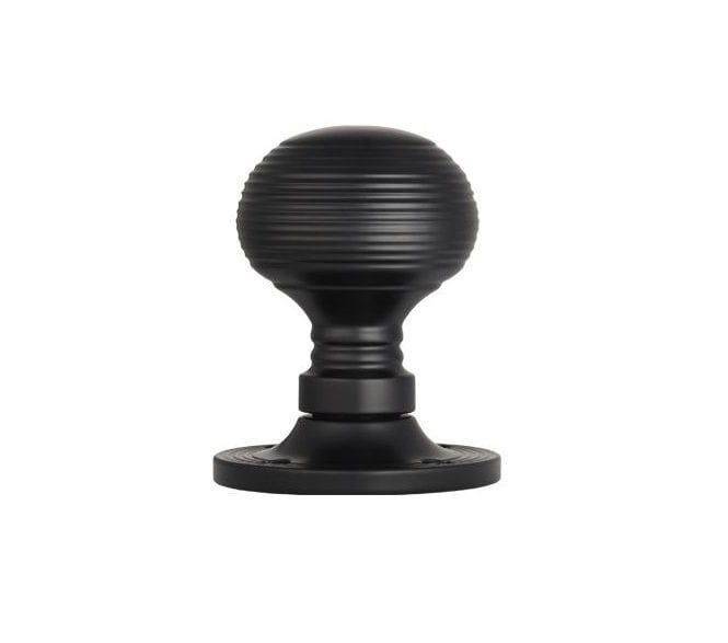 Carlisle Brass M1001 Beehive Door Knobs - Matt Black