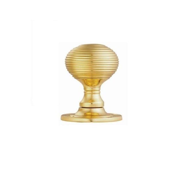 Carlisle Brass M1001 Beehive Door Knobs - Polished Brass