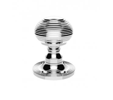 Carlisle Brass M1001 Beehive Door Knobs - Polished Chrome