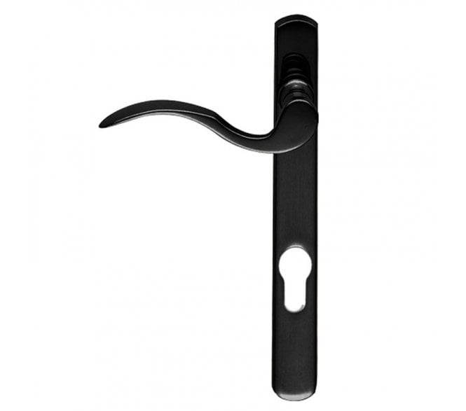 Carlisle Brass M140NP92 Multipoint Door Handle - 92mm Centres - Black - Left Hand