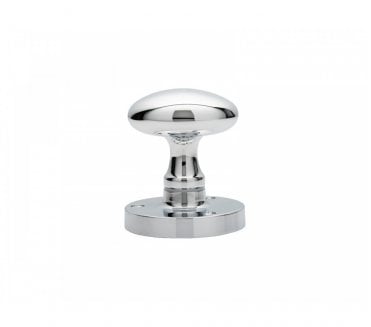 Carlisle Brass M34 Oval Door Knobs - Polished Chrome