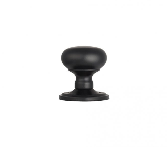 Carlisle Brass M35C Deluxe Mushroom Door Knobs - Matt Black