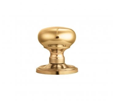 Carlisle Brass M35C Deluxe Mushroom Door Knobs - Polished Brass