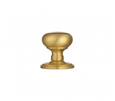 Carlisle Brass M35C Deluxe Mushroom Door Knobs - Satin Brass