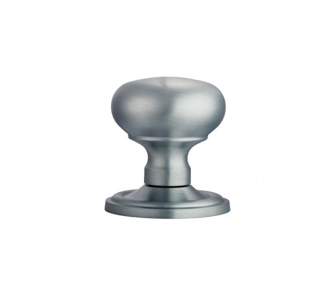 Carlisle Brass M35C Deluxe Mushroom Door Knobs - Satin Chrome