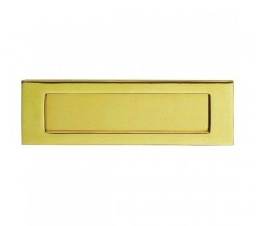 Carlisle Brass M36B Victorian Letter Plate 278x96mm - Polished Brass