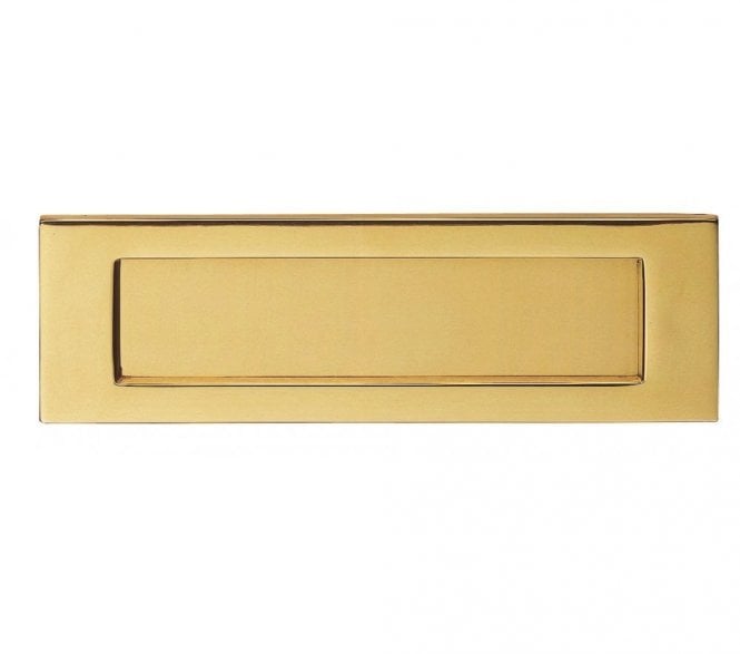 Carlisle Brass M36S Victorian Letter Plate 254x80mm - Polished Brass
