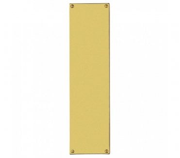 Carlisle Brass M39F Flat Finger Plate 305x76mm - Polished Brass