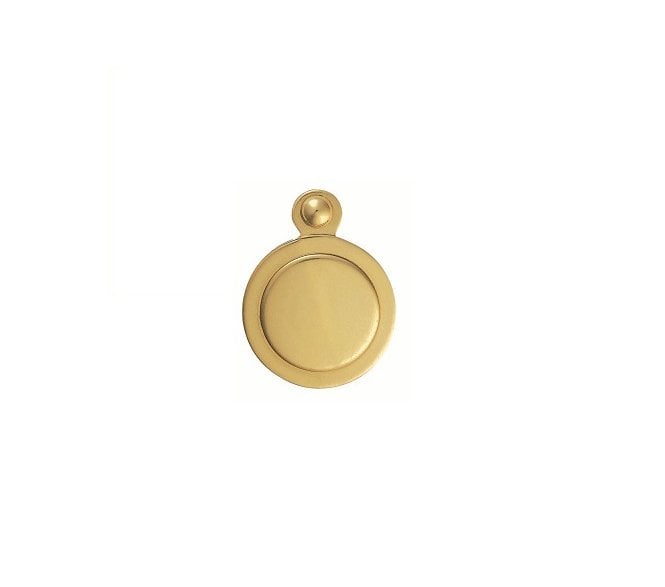 Carlisle Brass M42 Covered Keyhole Escutcheon - Polished Brass