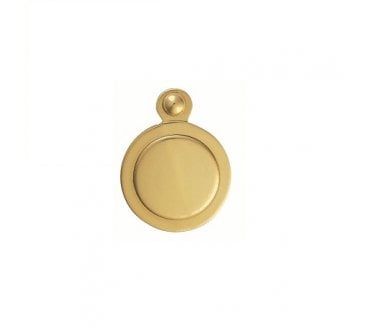 Carlisle Brass M42 Covered Keyhole Escutcheon - Polished Brass