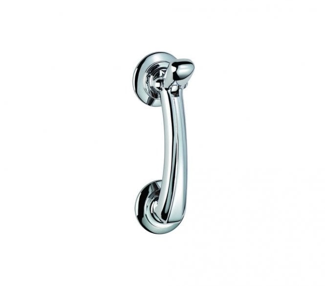 Carlisle Brass M43 Door Knocker On Rose - Polished Chrome