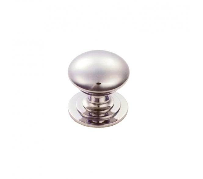 Carlisle Brass M47 Solid Victorian Cabinet Knobs - Polished Nickel