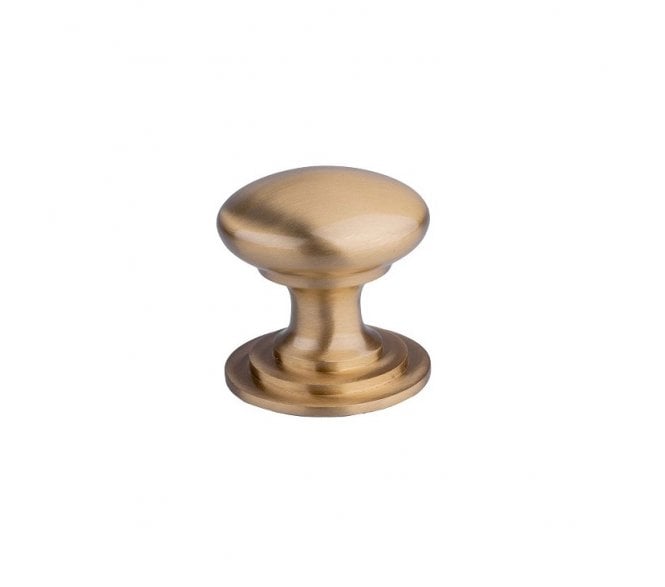 Carlisle Brass M47 Solid Victorian Cabinet Knobs - Satin Brass