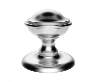 Carlisle Brass M60 Centre Door Knob - Satin Chrome
