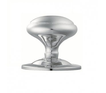 Carlisle Brass M61 Mushroom Centre Door Knob - Polished Chrome