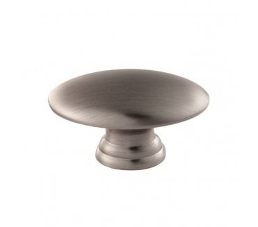 Carlisle Brass Oval Knob 35mm Satin Nickel