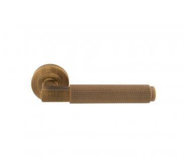 Carlisle Brass Terazzo Lever On Round Rose - Antique Brass