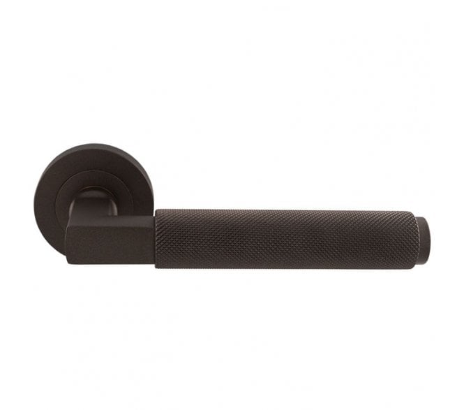 Carlisle Brass Terazzo Lever On Round Rose - Matt Bronze