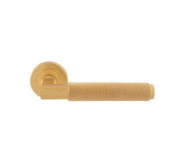 Carlisle Brass Terazzo Lever On Round Rose - Satin Brass