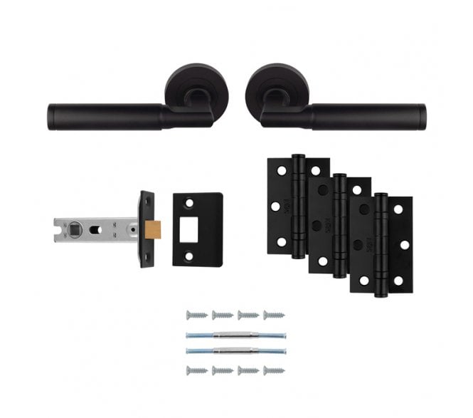 Carlisle Brass UDP006MB Belas Latch Pack - Matt Black