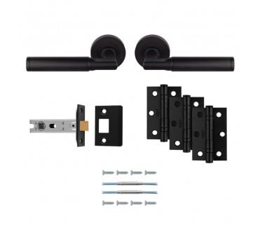 Carlisle Brass UDP006MB Belas Latch Pack - Matt Black