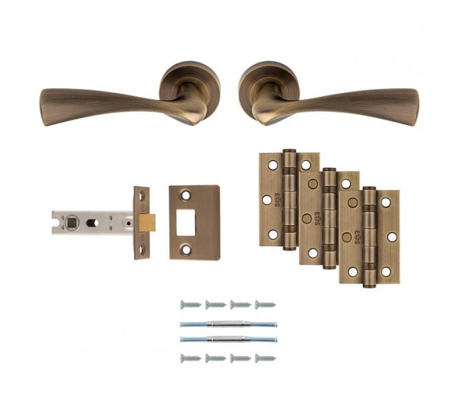 Carlisle Brass UDP007AB Sintra Latch Pack - Antique Brass