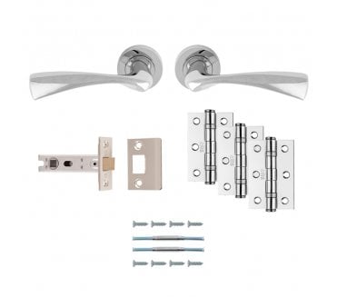 Carlisle Brass UDP007CP Sintra Latch Pack - Polished Chrome