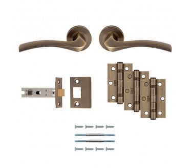 Carlisle Brass UDP008AB Sines Latch Pack - Antique Brass
