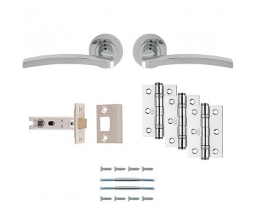 Carlisle Brass UDP009CP Tavira Latch Pack - Polished Chrome