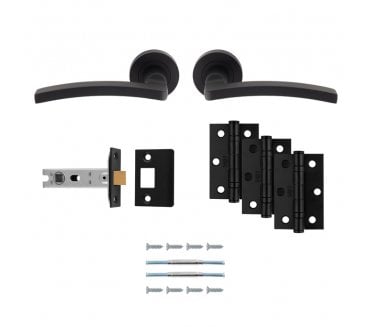 Carlisle Brass UDP009MB Tavira Latch Pack - Matt Black