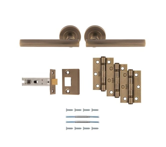 Carlisle Brass UDP011AB Faro Latch Pack - Antique Brass