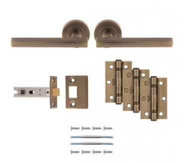 Carlisle Brass UDP011AB Faro Latch Pack - Antique Brass