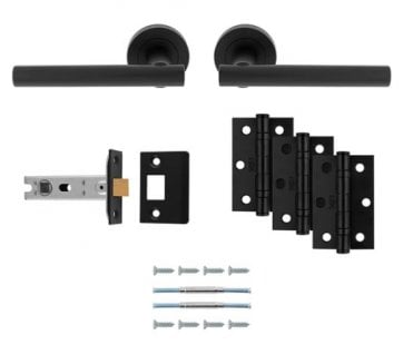 Carlisle Brass UDP011MB Faro Latch Pack - Matt Black