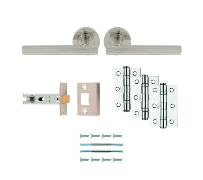 Carlisle Brass UDP011SN Faro Latch Pack - Satin Nickel