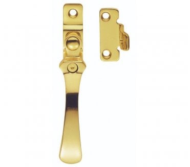 Carlisle Brass V1005LCK Victorian Casement Fastener (Locking) - Polished Brass