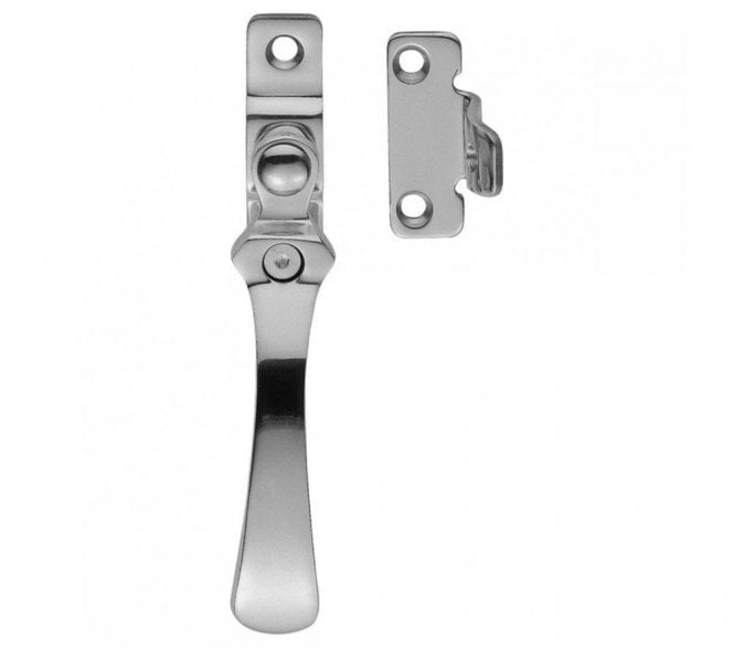Carlisle Brass V1005LCK Victorian Casement Fastener (Locking) - Polished Chrome