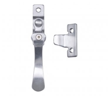 Carlisle Brass V1005LCK Victorian Casement Fastener (Locking) - Satin Chrome